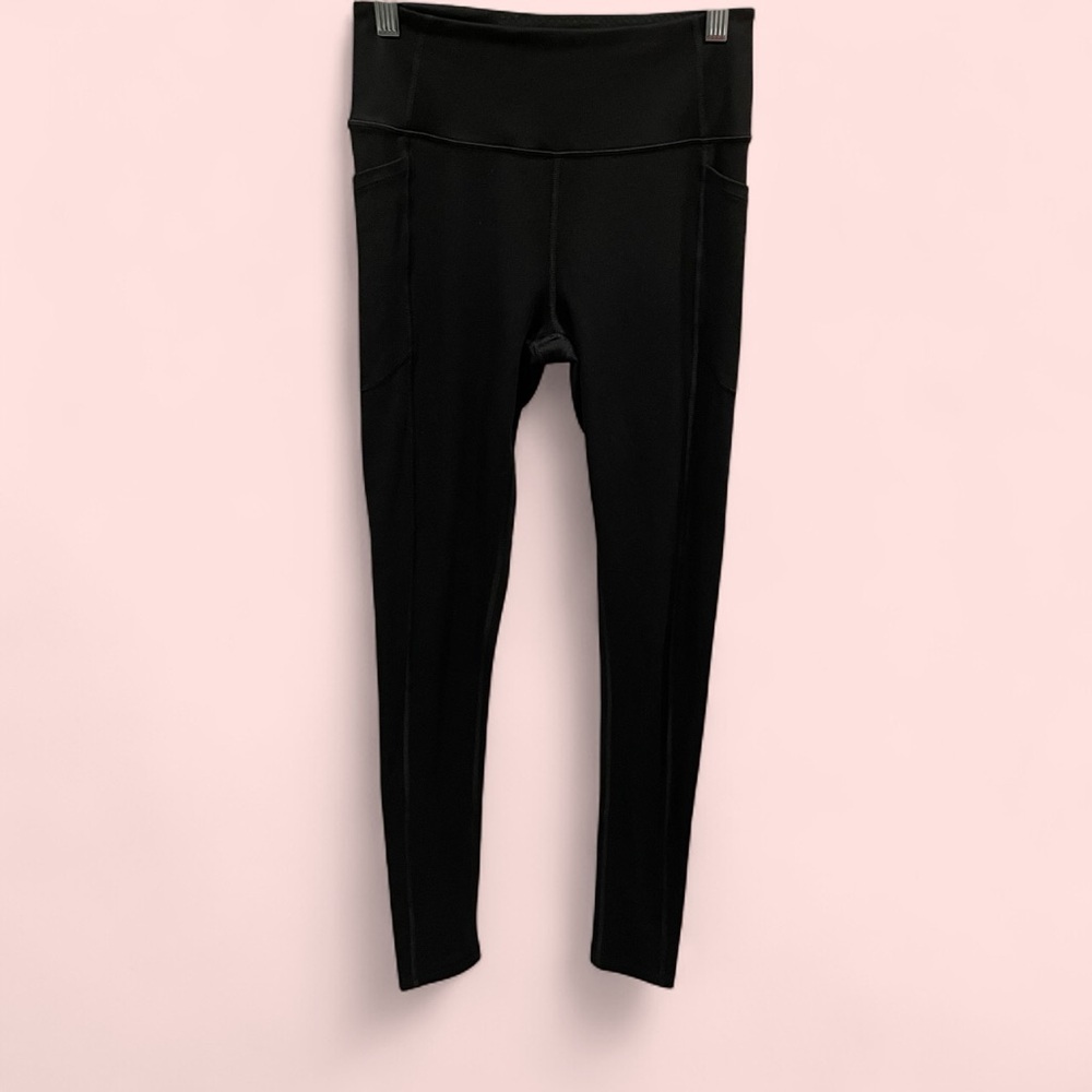 Black victoria’s secret sport pocket leggings sz 6 low rise